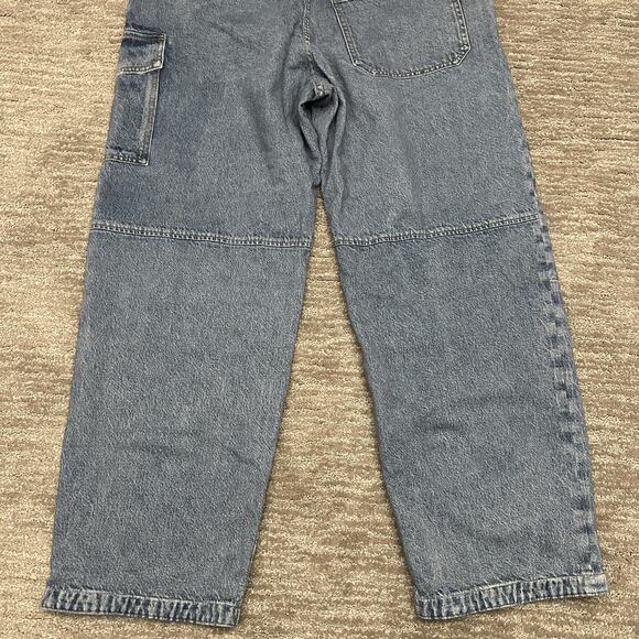 Rag & Bone Jeans Womens 31 Blue Denim Miramar Nora Cargo Carpenter - Picture 6 of 14